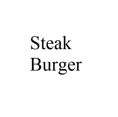 Steak Burger
