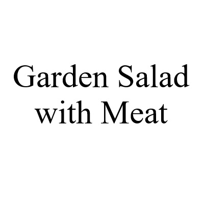 Garden Salad with Meat
