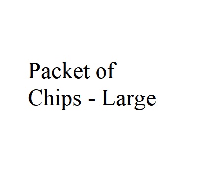Packet of Chips - Large