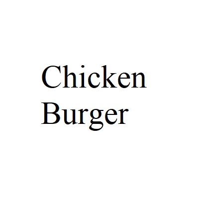 Chicken Burger