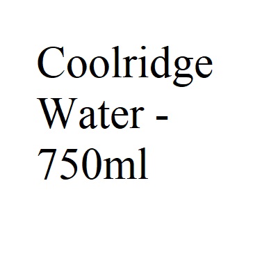 Coolridge Water - 750ml