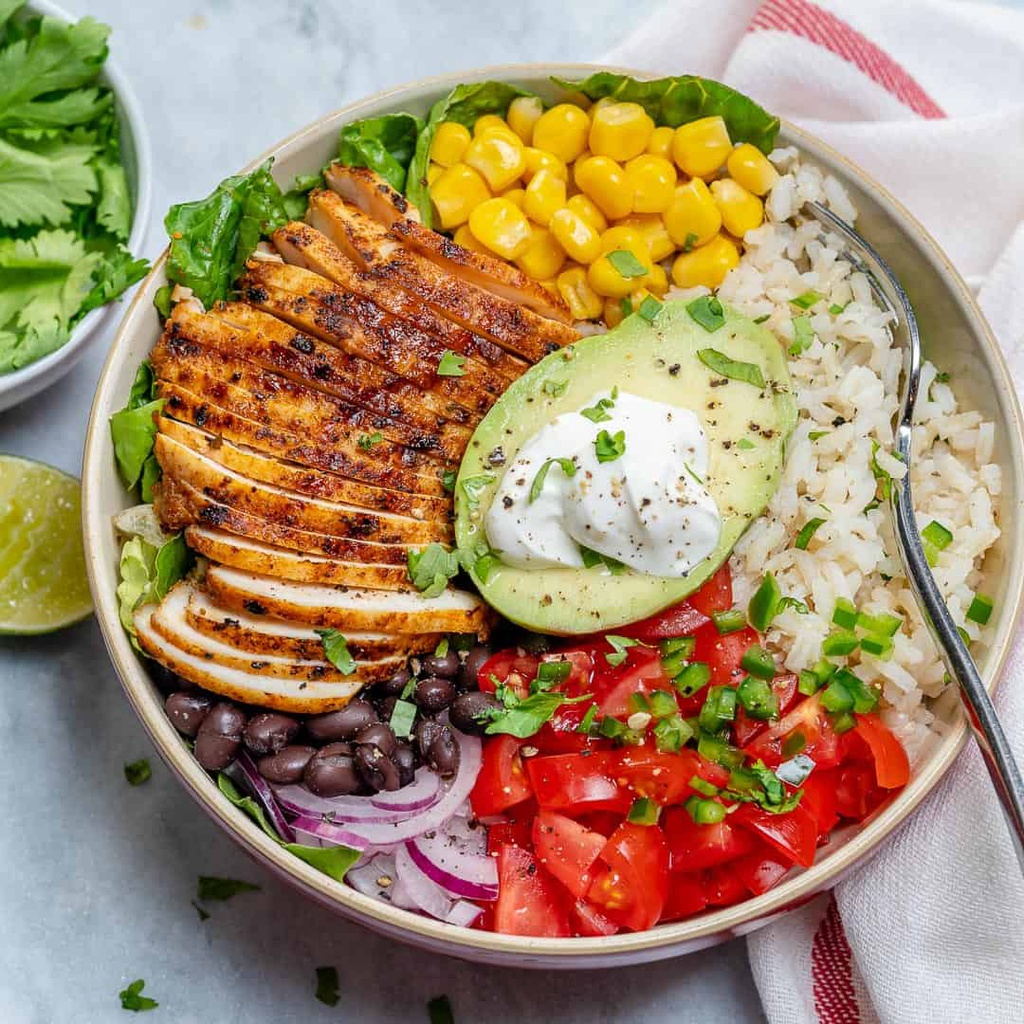 Chicken burrito bowl