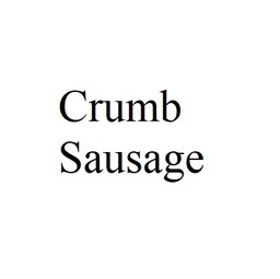 Crumb Sausage 