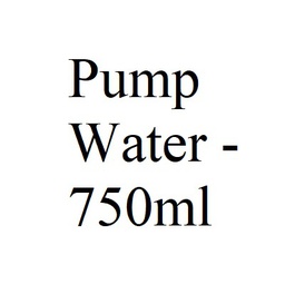 Pump Water - 750ml