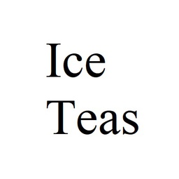 Ice Teas
