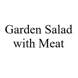 Garden Salad with Meat
