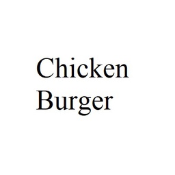 Chicken Burger