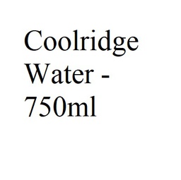 Coolridge Water - 750ml